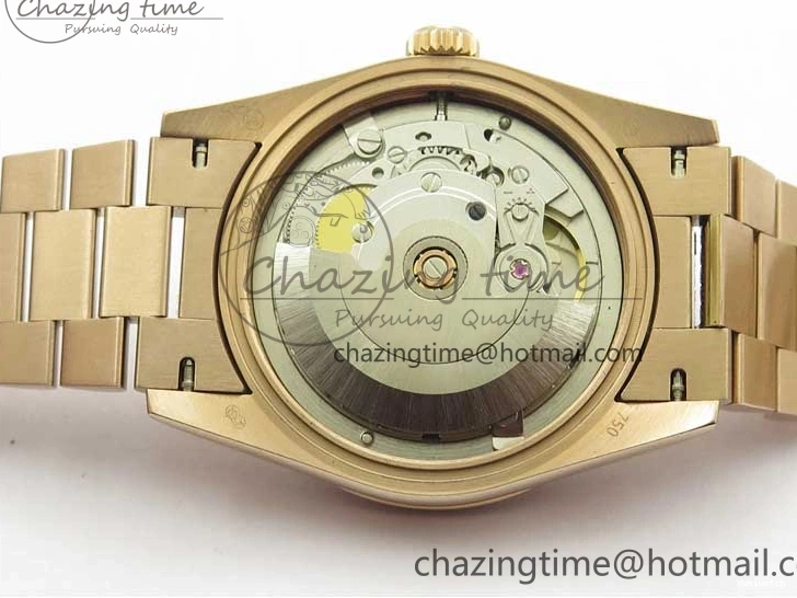 Bracelet Day-Date Dial Silver on Crystal RG A2836 Best Edition 128235 Marker Crystal BP President 36mm RG 0511